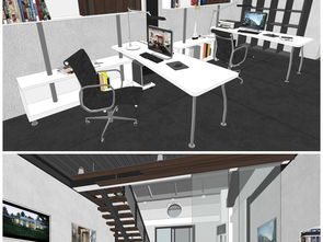 Loft工作室SU模型设计图 打造高效创意的办公空间